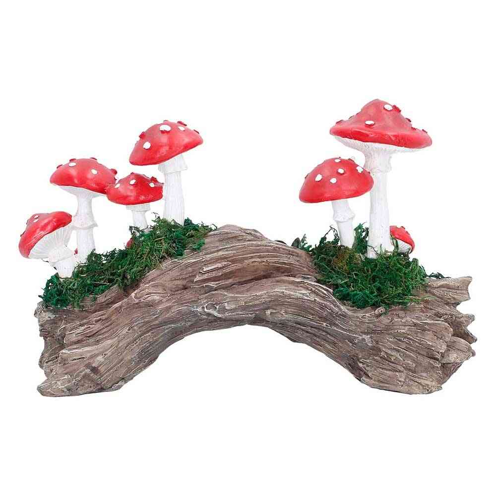 Nemesis Now - Toadstool Trunk Dekorative Figur - Mehrfarben